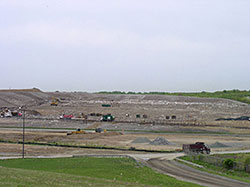 View of the Burlington County Resource Recovery Complex from a distance.